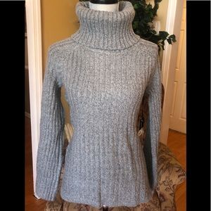Simply Vera Wang Gray Cowl Neck Sweater